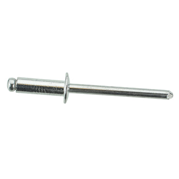#66 Aluminum Pop Rivet Mandrel Retainer - 3/16" Dia. 3/8" Flange 17/32" Length - 100 Pack