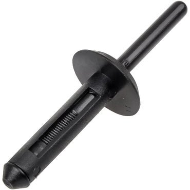 Black Nylon Blind Rivet Mandrel Retainer - 1/4" Dia. 1/2" Flange - 25 Pack
