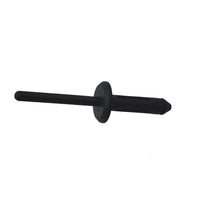 Black Nylon Blind Rivet Mandrel Retainer - 13/64" Dia. - 15/32" Flange - 25 Pack