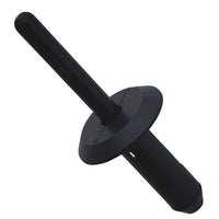 Black Nylon Blind Rivet Mandrel Retainer - 17/64" Dia. - 23/32" Flange - 25 Pack