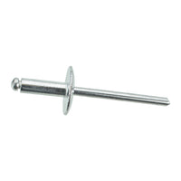 #66L Aluminum Pop Rivet Mandrel Retainer - 3/16" Dia. 5/8" Flange 17/32" Length - 100 Pack