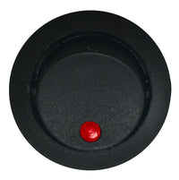 Round LED Rocker Switch - ON/OFF SPST - 12V 20A - 1 or 4 Pack