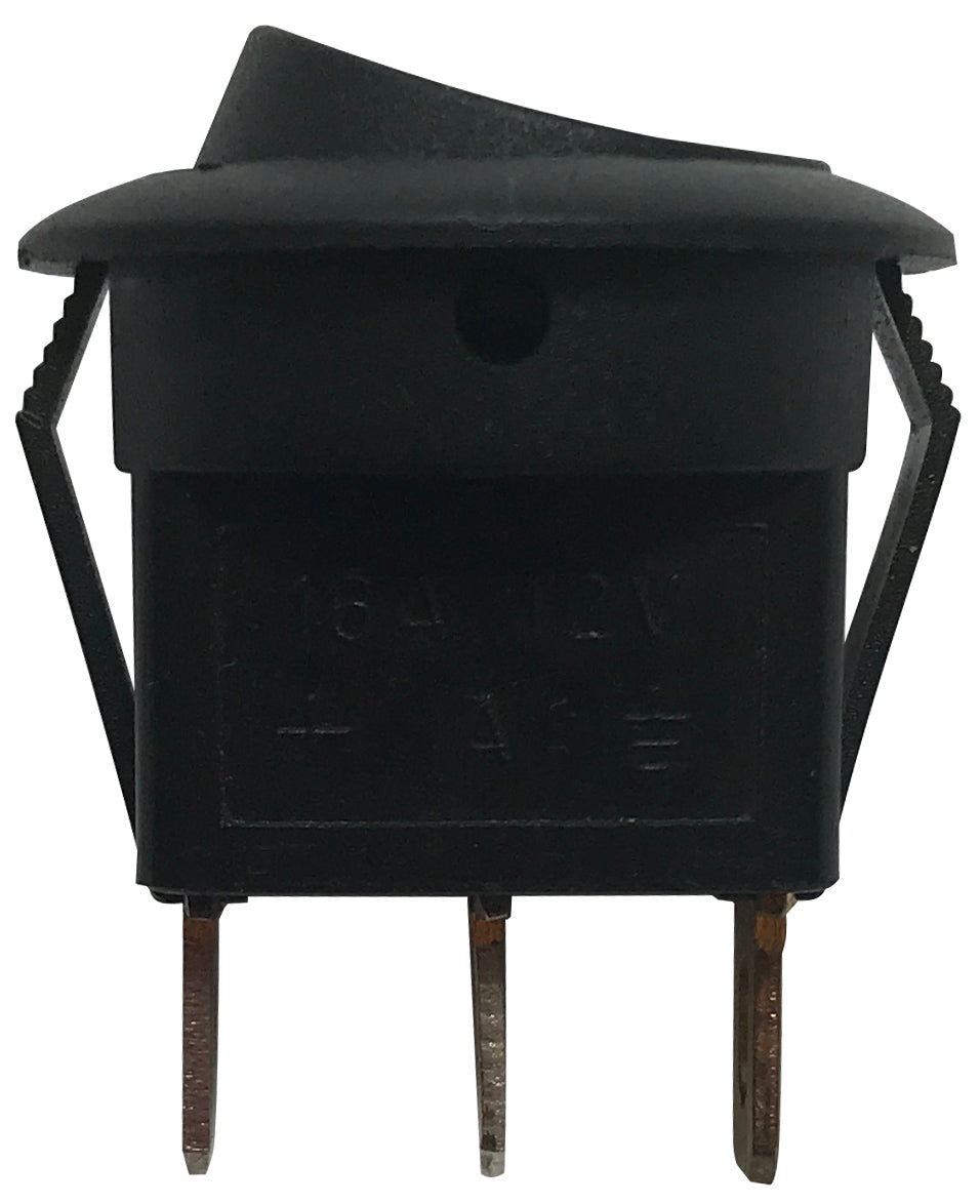 Purple Round LED Light Rocker Switch ON / OFF SPST - 20 Amps @ 12 Volt