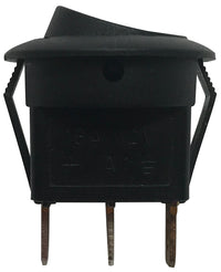 Purple Round LED Light Rocker Switch ON / OFF SPST - 20 Amps @ 12 Volt