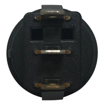 Purple Round LED Light Rocker Switch ON / OFF SPST - 20 Amps @ 12 Volt