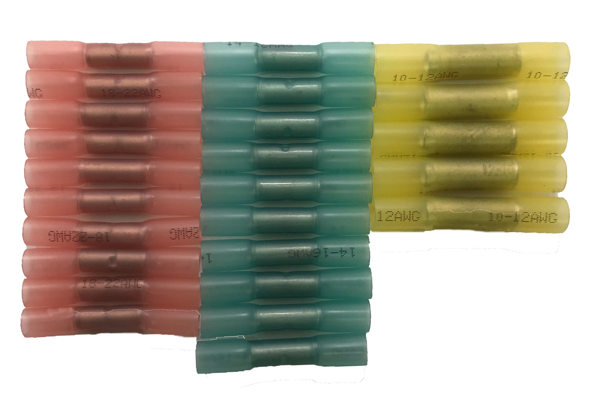 25 Piece Heat Shrink & Crimp Butt Connector Assortment Kit