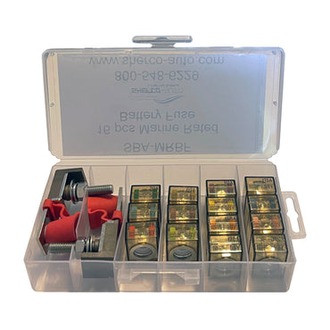 MRBF Marine Rated Battery Fuse & Block 30 to 300 Amp Kit - 16 Pieces