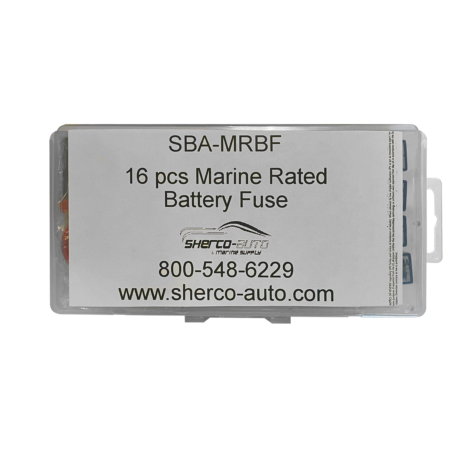 MRBF Marine Rated Battery Fuse & Block 30 to 300 Amp Kit - 16 Pieces
