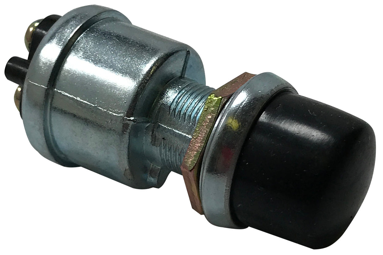 Die Cast Solenoid / Ignition Starter Momentary Push On Button Switch - 12V 10A