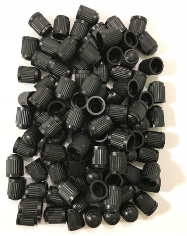 1000 Pack of Black Valve Caps for Air Filled Tires