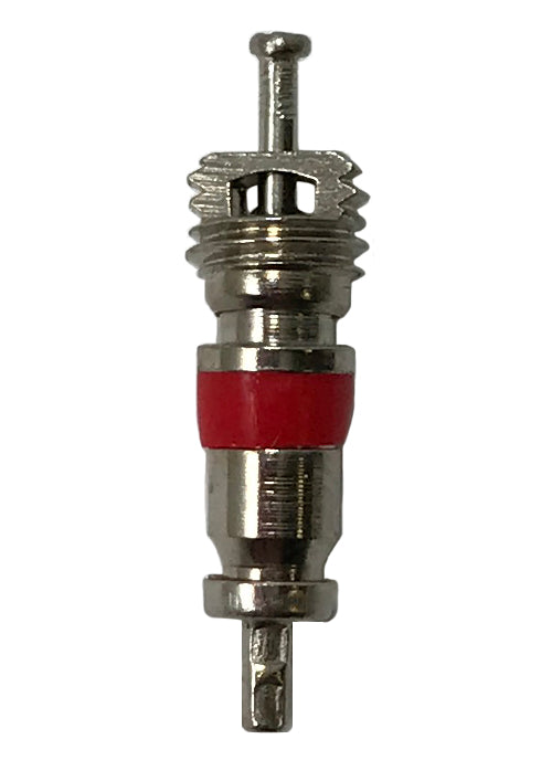 Replacement Standard High Heat Schrader Tire Valve Core with Red Band - 100 Pieces