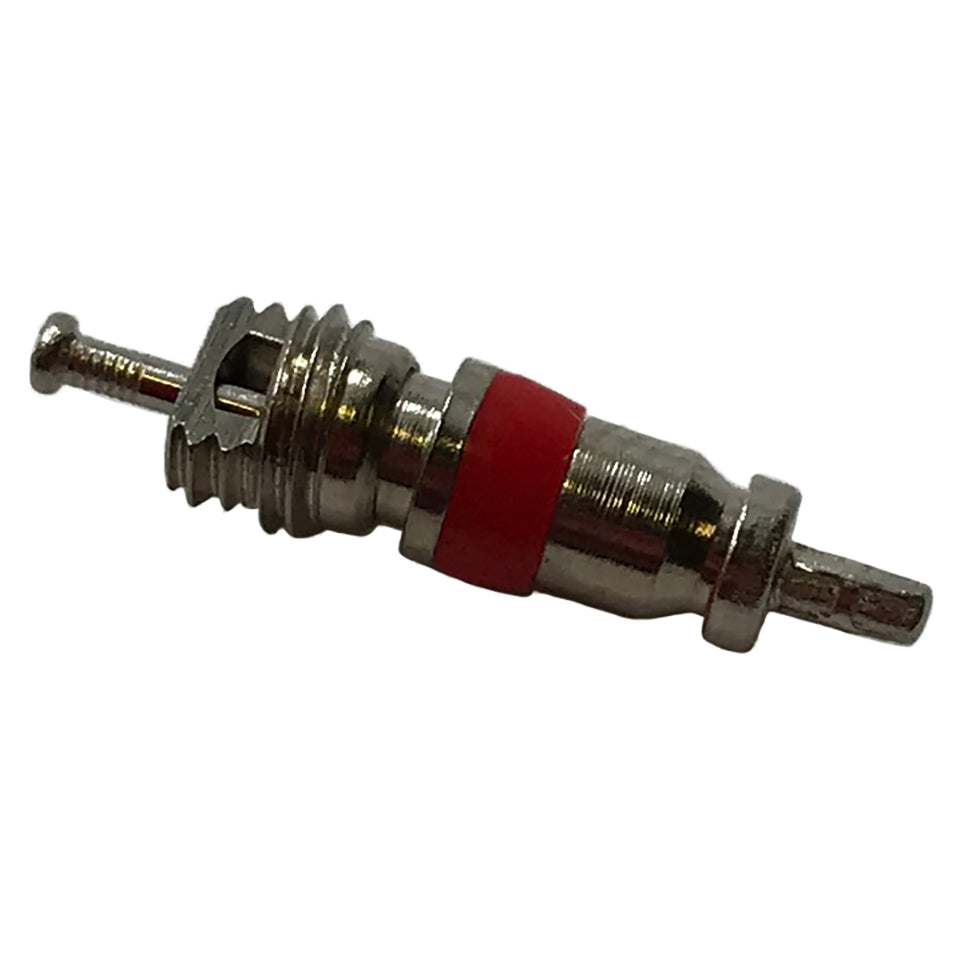 Replacement Standard High Heat Schrader Tire Valve Core with Red Band - 100 Pieces