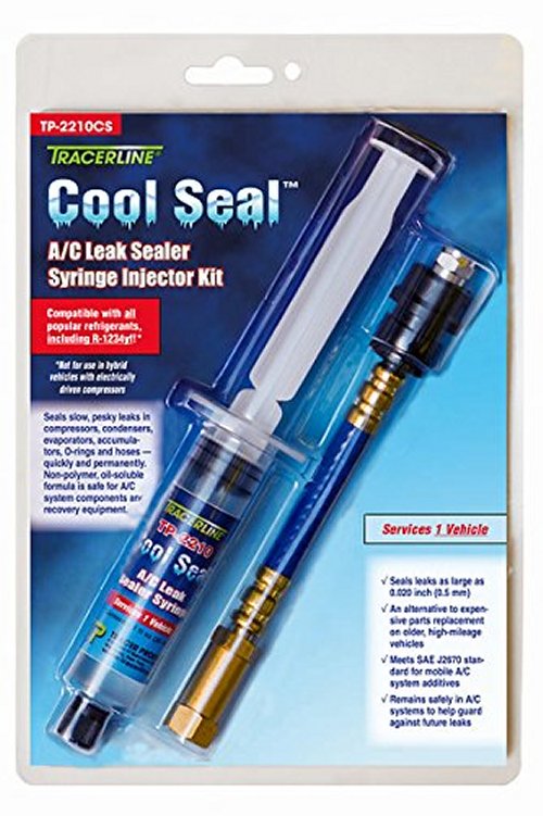 Tracerline Spectronics TP-2210CS Cool Seal A/C Leak Sealer Syringe Injector Kit