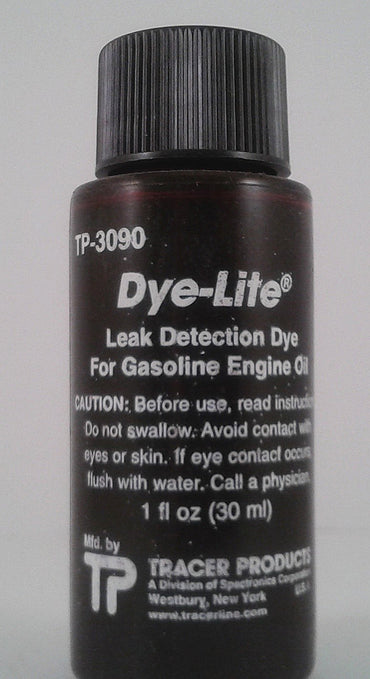 Tracer Dye-Lite Leak Detection Dye for Gasoline Engine Oil - 1 fl oz.