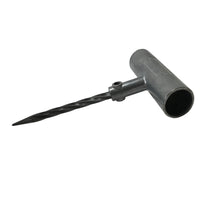 Die-Cast T-Handle Tire Plug Repair Tool Set Steel Replaceable Split Eye Needle & Probe