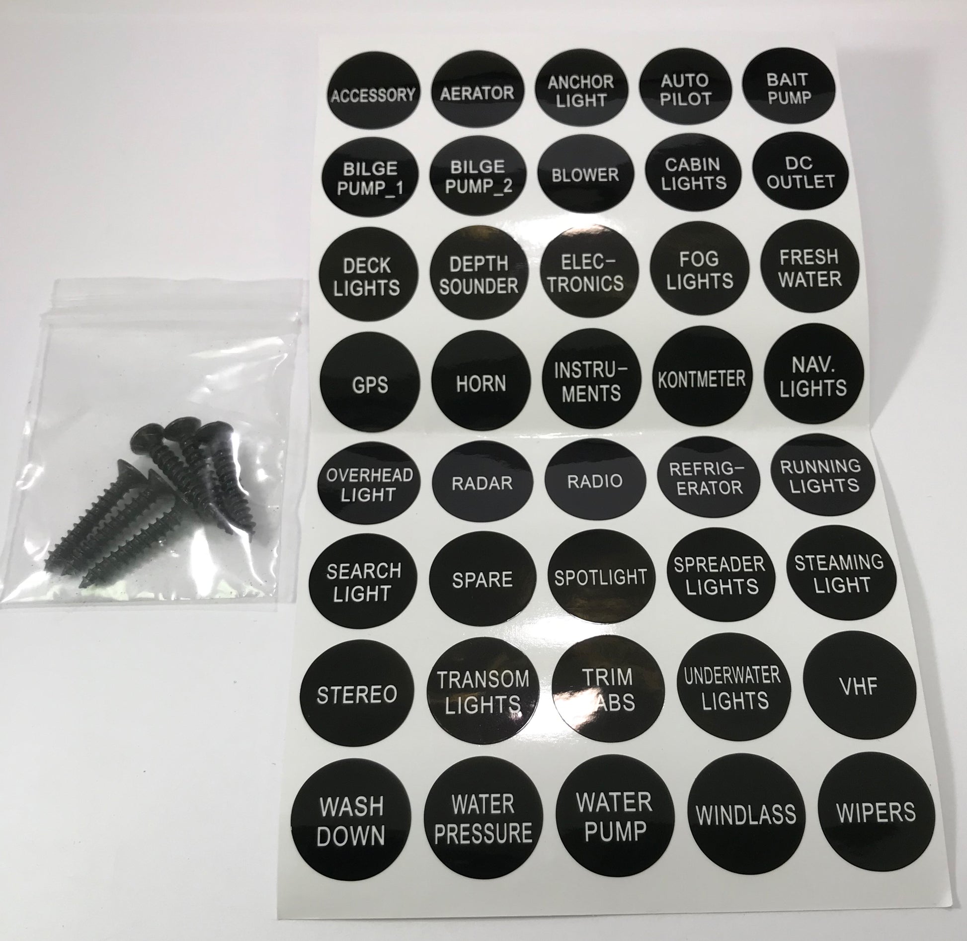 6 Position Waterproof Rocker Switch Panel With Circuit Protection