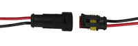 Waterproof 2 Pin 18 Gauge Plug In M/F Connector