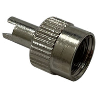 Chrome-Plated Core Remover Cap - 100 Pack