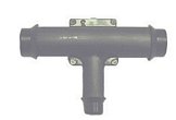 Vacuum Tee  3/8" x 3/8" x 1/4", 10 pack