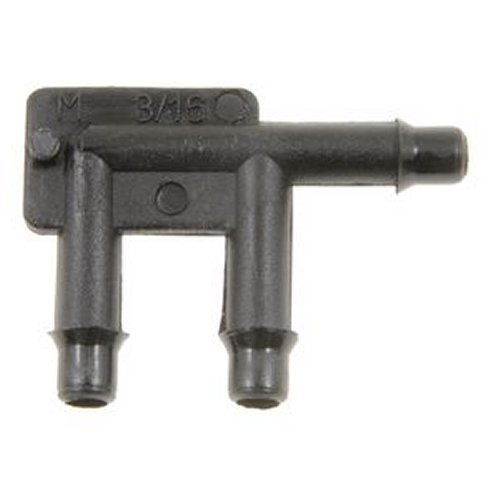 Vacuum Connector F shape 3/16" x 3/16" x 3/16" - 10 Pack