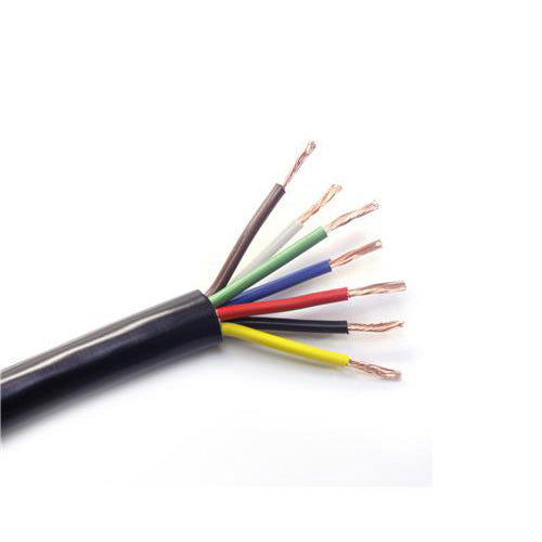 14/6-12/1 Trailer Wire - 100 FT Cable - WH RD GN BR BK YL BL