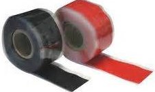 Deka Marine (2) Red & (2) Black Self Fusing Silicone Rescue Tape 1 x 10' FT - USA - 4 Rolls
