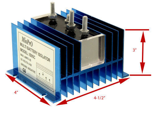 DEKA Heavy Duty 95 Amp Battery Isolator & Charger