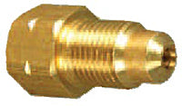 Metric Brake Line Adapter, 3/16 in, (3/8 in -24), 3/16 in, 13mm x 1.5  5 pack