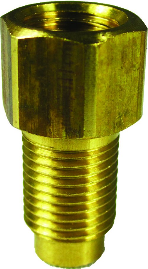 Metric Brake Line Adapter, 3/16 in, (3/8 in -24), 3/16 in, 10mm - 1.25 ...