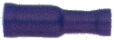 Vinyl Insulated Blue Female Bullet Connector 16-14 Gauge .195 Tab - 100 Pack