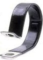 Black Vinyl Insulated Steel Clamp 3/4" Inside Diameter - 100 Pack
