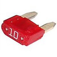 ATM / APM / MIN Mini Automotive Blade Fuse - 10 Amp - 50 Pack