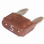 ATM / APM / MIN Mini Automotive Blade Fuse - 5 Amp - 50 Pack