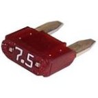 ATM / APM / MIN Mini Automotive Blade Fuse - 7.5 Amp - 50 Pack