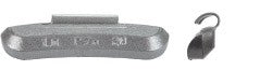 3 Oz Zinc Wheel Weight for Standard Steel Wheels, 50 per box
