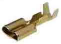 Female Relay Terminal With Locking Tang 1/4" Inch Tab - 100 pack