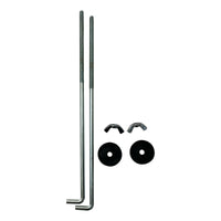 10" Inch L-Type Bolt Battery Hold Down Kit