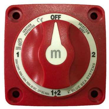 Blue Sea 6007 M-Series Mini Dual Battery Selector Switch 4 Position Marine Boat