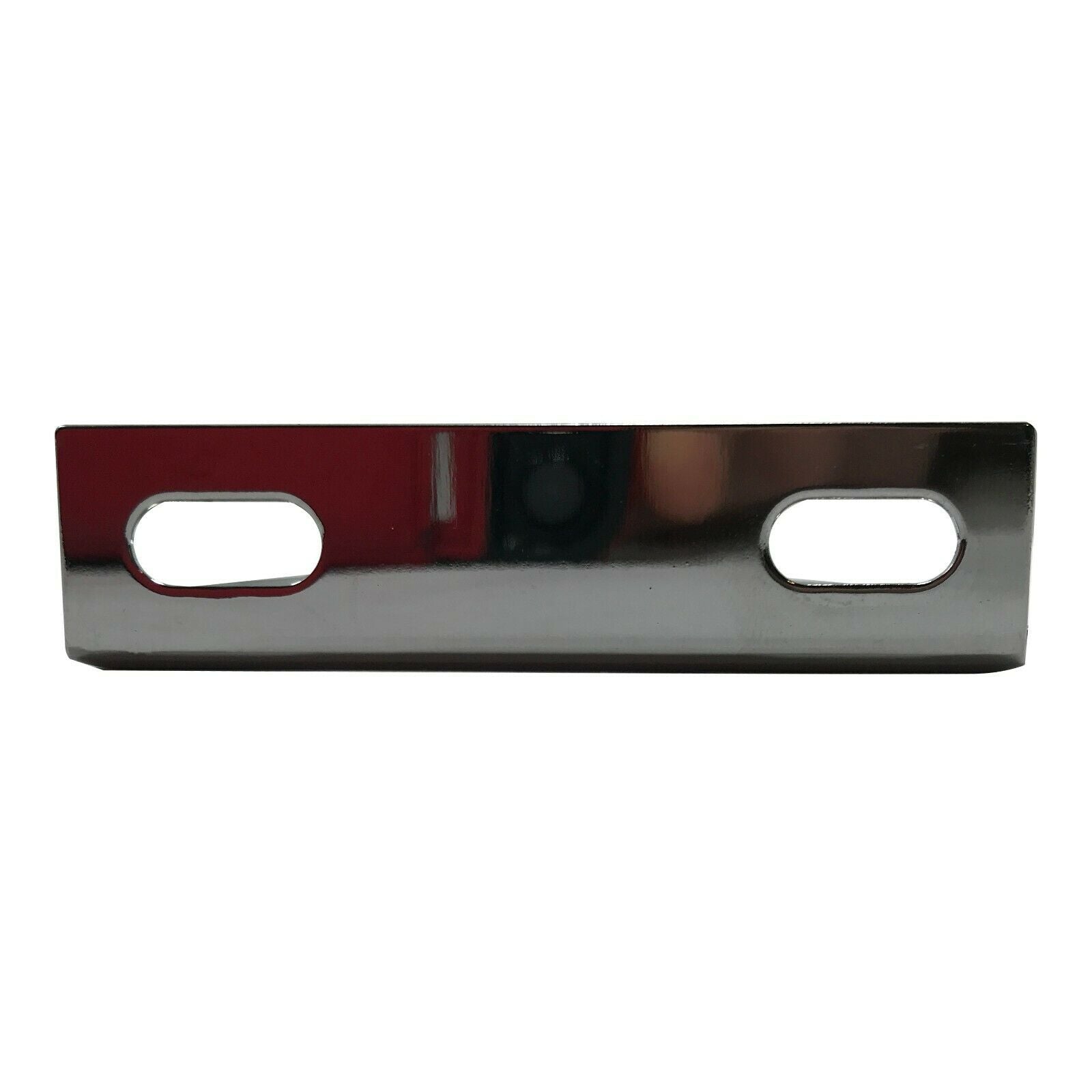 Universal Chrome Under Dash Single Gauge Mounting Panel 2-1/16 Inch Hole