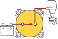 Blue Sea 9003E E-Series Master Battery Switch Single Circuit ON/OFF Marine Boat