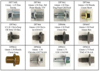 24 Piece Oil Drain Plug Assortment Kit - 12 Types