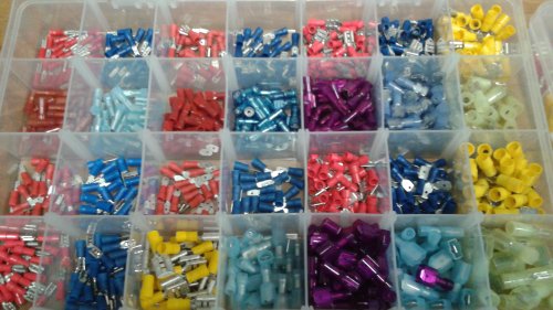 5015 Piece Jumbo Master Nylon & Vinyl Insulated Wire Terminal Connector Assortment Kit