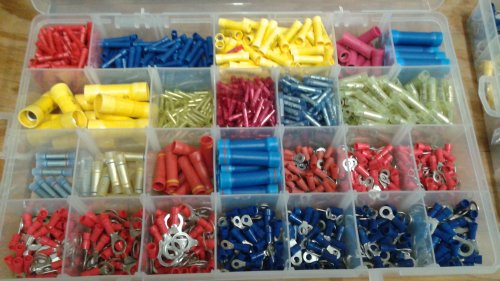 5015 Piece Jumbo Master Nylon & Vinyl Insulated Wire Terminal Connector Assortment Kit