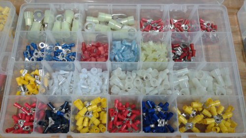 5015 Piece Jumbo Master Nylon & Vinyl Insulated Wire Terminal Connector Assortment Kit