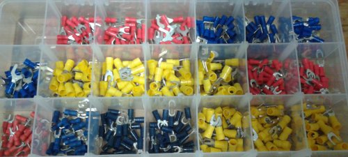 5015 Piece Jumbo Master Nylon & Vinyl Insulated Wire Terminal Connector Assortment Kit