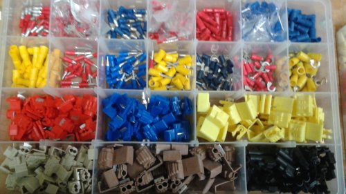 5015 Piece Jumbo Master Nylon & Vinyl Insulated Wire Terminal Connector Assortment Kit