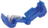 Blue 16-14 Gauge Mid Wire T-Tap Connectors - 100 Pack