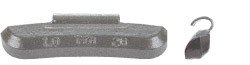 1-1/2 Oz Zinc  Wheel Weights for most Light Trucks, 25 per box