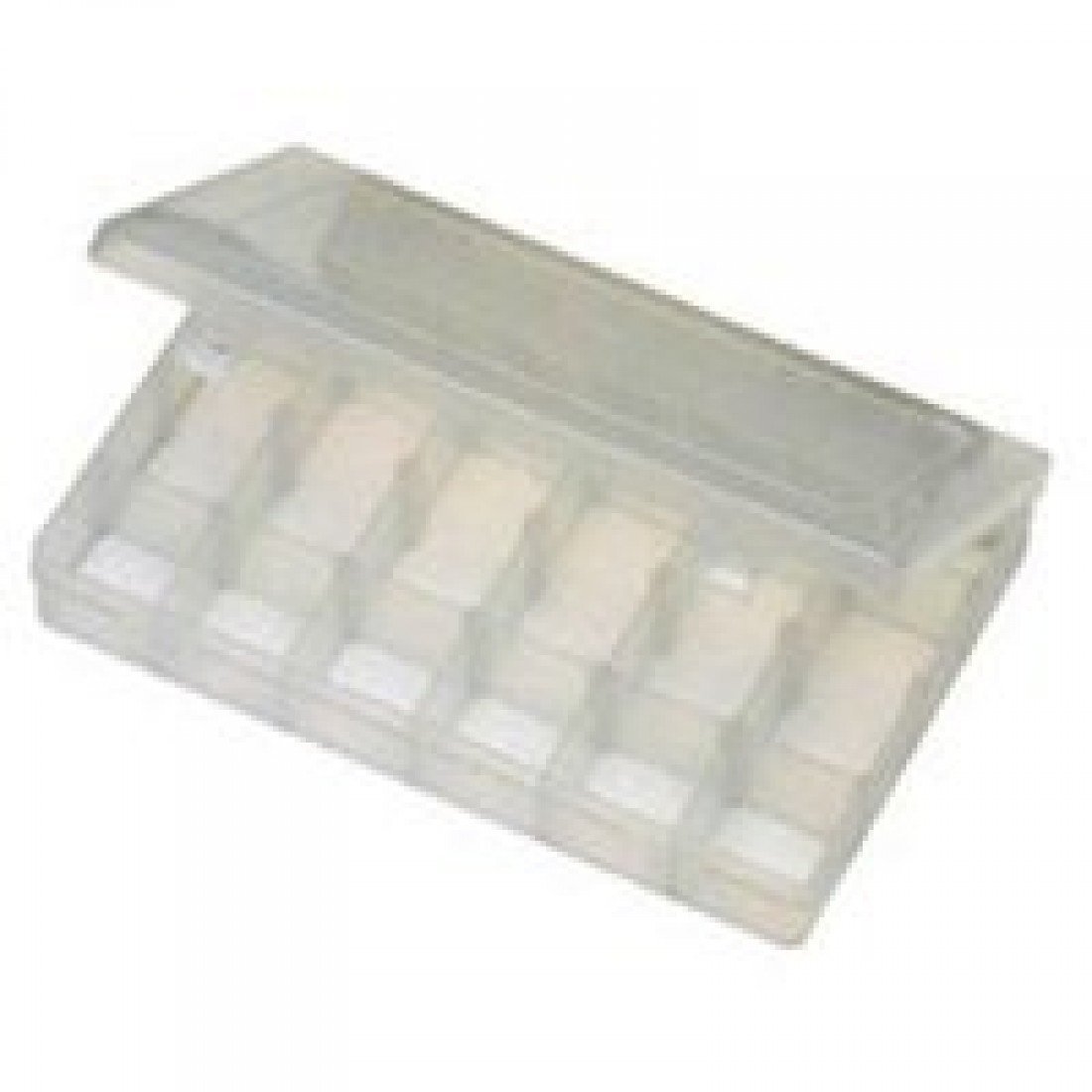 TRANSLUCENT UTILITY BOX, 24 COMPARTMENT  10.75" x 7" x 1.75"