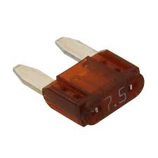 7.5a ATM (Mini) Blade Fuses made in USA, 5 per Pack